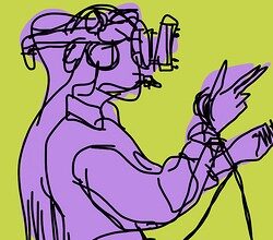Virtual Reality Headset Abstract