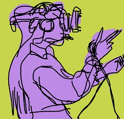 Virtual Reality Headset Abstract