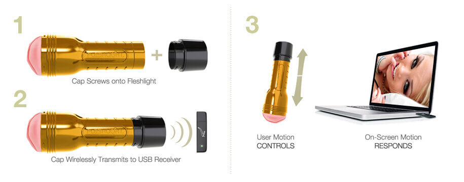 The Vstroker lets your interact with your favorite adult actresses, 