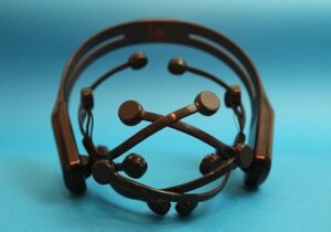 A photo of a neuro-headset created by Australian company Emotiv.