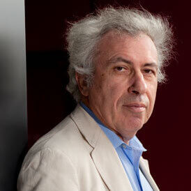 A photo of chess champion David Levy.