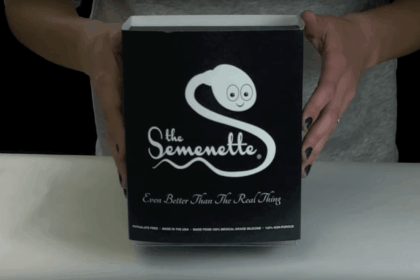 An inseminating dildo helps lesbian couples get pregnant and have fun at the same time.