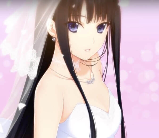 A beautiful animal girl wearing bridal clothing.