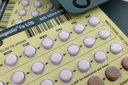 A set of birth control pills.