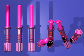 This 3-D printed sex toy holder will disguise your dildo as a laser sword.