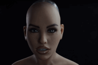 Harmony the Realbotix sex robot announces the X-mode system.