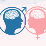 Icons of a man and woman's face inside of their respecitive gender signs are shown.