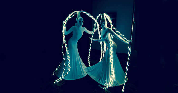 Ladies in vivid light