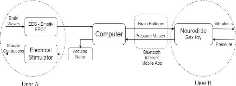 Block diagram of the Neurodildo
