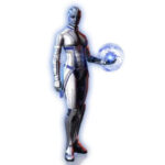 Screenshot of Liara in Mass Effect 3