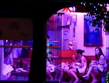 Sex Workers waiting for business in pandemic