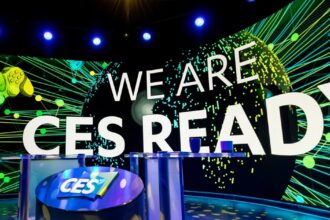 CES 2021 anchor desk