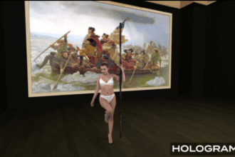 Naughty America virtual strip club with holograms