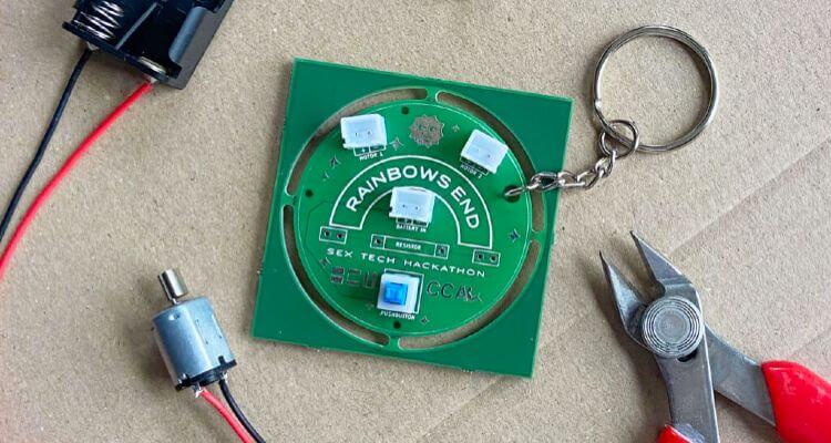 Screenshot of Sex Tech Rainbows End hackathon Key-chain and Tools