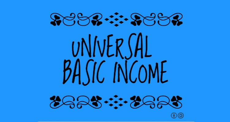 Screenshot of Universal Basic Income Banner