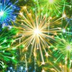 Screenshot of beautiful fireworks