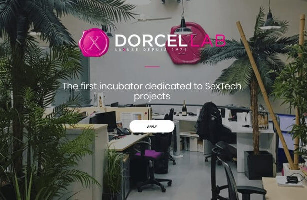 Screenshot of Home Page of DORCEL Lab; a pioneer in producing and distributing adult video on demand and virtual reality content