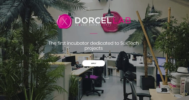 Screenshot of Home Page of DORCEL Lab; a pioneer in producing and distributing adult video on demand and virtual reality content