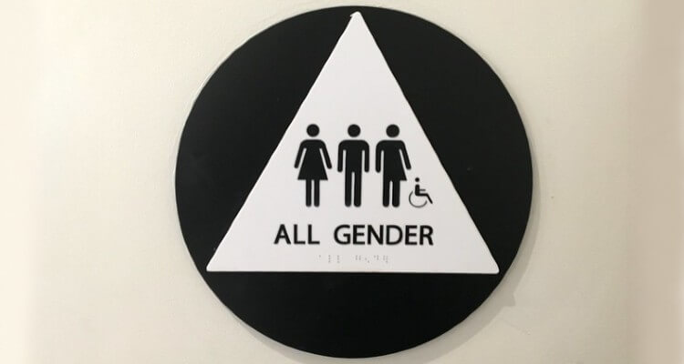 Screenshot of All Gender Restroom Sign