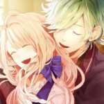 A screenshot from the otome anime game Ozmafia.