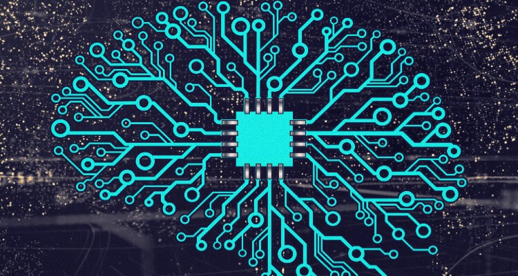Image of Computer Chip and Electronic Circuit