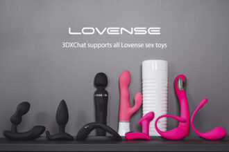 Lovense Sex Toys now supported by 3DXChat.