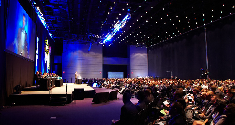 Large conference hall
