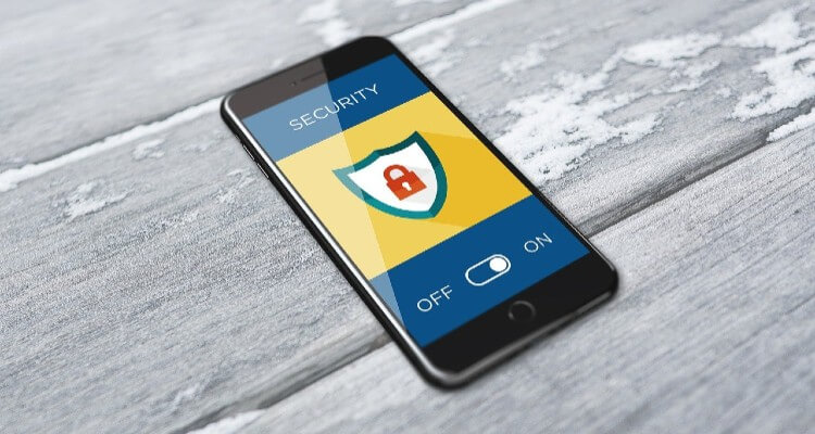 Image of a Online Security Mobile App ON-OFF Feature