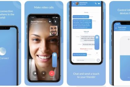 Screenshot of FeelConnect app future of interactivity intimacy available on Apple and Google Store