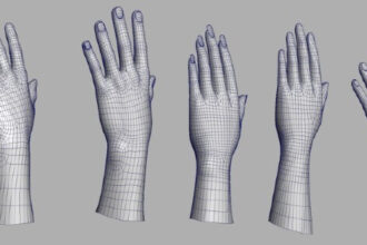 Image of 3D left hand Models
