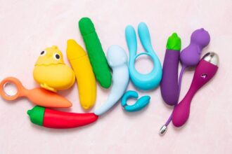 A group of sex toys that looks like emojis from Emojibator the sex toy brand.