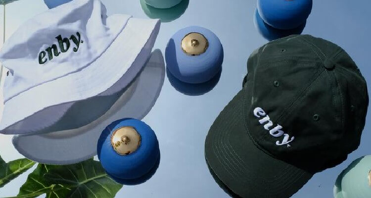 enby store merchandise with hats