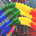 rainbow gay pride balloons