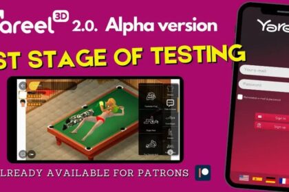 Yareel 2.0 Alpha version sex game on mobile.