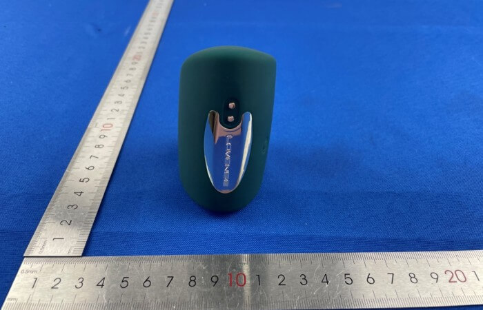 A prototype of the Lovense Gush sex toy in FCC material.