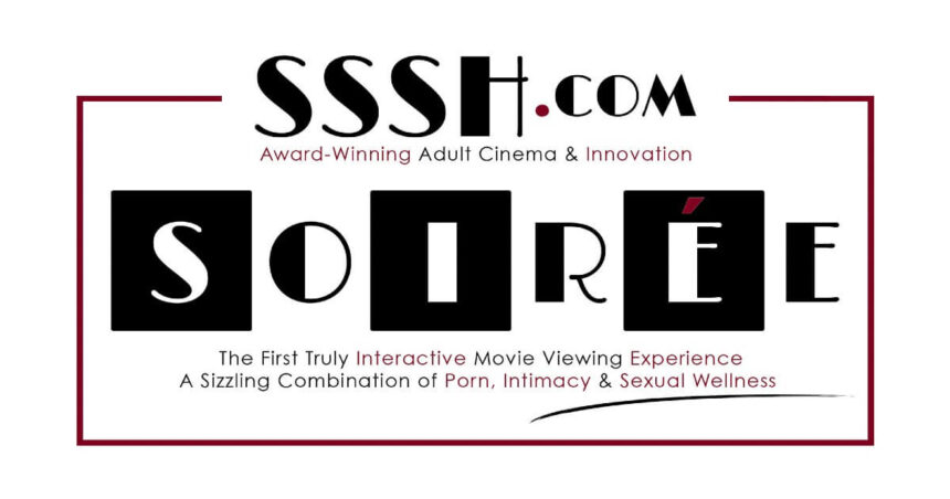 Banner of Sssh.com Award-winning adult cinema & innovation Soiree