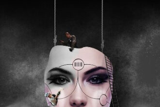Image of people developing a robotic face