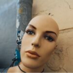 Image of statue of beautiful woman face