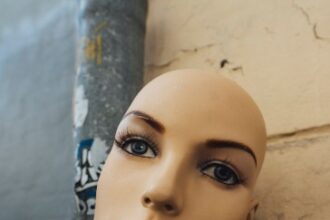 Image of statue of beautiful woman face
