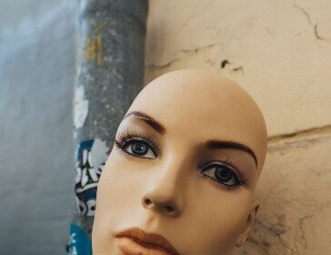 Image of statue of beautiful woman face