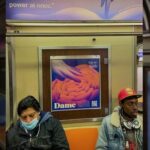 Dame sex toy ad in subway