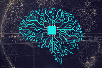 Integrated circuit in the shape of a human brain