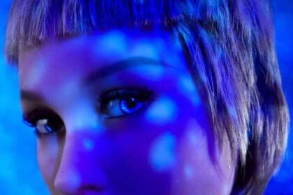 Kokeshi ai sex doll's face shown closeup