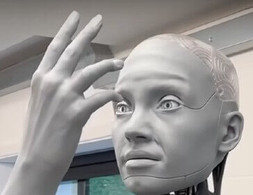 Ameca Humanoid Robot AI Platform by Engineered Arts