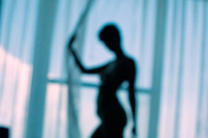 hotel window sexy silhouette