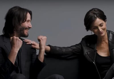 Keanu Reeves and Carrie-Anne Moss on making The Matrix Awakens with Epic Games