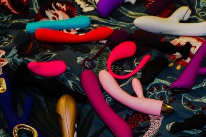 Sex toys on a carpet