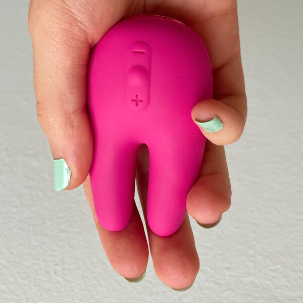 JimmyJane Form 2 Pro plus and minus buttons control the sex toy's intensity.