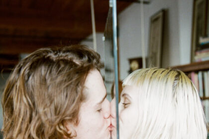kissing through panel