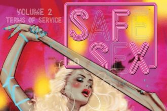 Tina Horn's sex robot comic book cover for SfSx Volume 2: Terms of Service.